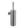 Cepillo para Inodoro Baño Acero Inoxidable 304 de Pie Cepillo Limpiador de Inodoro Perforación a Prueba de Olores Mango Largo Montado en Pared Juego para Inodoro