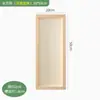 Moldura de Madeira Sólida Ultra-Leve para Quadro de Argila Criativo Feito à Mão Material DIY Moldura de Madeira Moldura para Foto de Argila Moldura Vazia Exibição de Trabalho com Argila Colorida