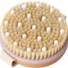 Cepillo de Masaje de Doble Cara Cerdas Bala Cepillo de Baño Corporal Mango de Madera Cepillo de Lufa Nanzhu Hemu Cepillo de Baño