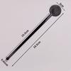 Fábrica en stock plástico cabeza redonda palito mezclador palito de café palito para remover té con leche redondo color transparente palito para remover jugo