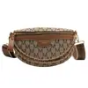 Bolso de Pecho Ins Bolso de Moda 2025 Nuevo de Moda para Mujer Hombro Cruzado Verano Casual Versátil Pequeño Bolso de Cintura Bolso de Pecho