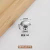 Acero Inoxidable Agujero Único Tirador Simple Moderno Gabinete Zapatero Manija de Puerta de Champiñón Cajón Simple Redondo Tirador de Mueble
