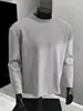 Sudadera estampada de otoño e invierno para hombre, colección primavera/otoño 2025, estilo coreano, nueva, cuello redondo, corte holgado, chic, estilo Hong Kong