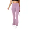 Moda Femenina Transfronteriza Amazon Europea y Americana Tendencia Pantalones de Yoga de Color Sólido de Cintura Alta con Bolsillos para Mujer 2026