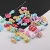 Pez Manchado Lindo de Dibujos Animados Pez Tropical Acrílico Cuentas Sueltas diy Cadena de Teléfono Hecha a Mano Auto-hecha Material para Ensartar Accesorios