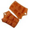 Molde de Silicona para Pastel de Relleno Transfronterizo 6 Agujeros Festival de Fantasmas de Halloween Muñeco Calabaza Cráneo Molde para Hornear DIY