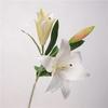 Mão-sensação hidratante grande lírio flor artificial decoração de mesa para casa ornamentos janela paisagismo flor falsa casamento fotografia floral