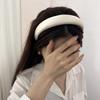 Diadema con horquilla fresca de estilo coreano para mujer, diadema de ala ancha de alta gama, sencilla y elegante, con parte superior de cráneo alto, joyería 2023