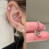 Colección Serie Colgante Clavos de Hueso de Oreja Pendientes de Tornillo de Acero de Titanio Perforación de Oreja para Mujer Pendientes de Clavo Coclear