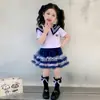 Conjunto de Ropa de Verano de Manga Corta para Niñas Kuromi 2026 Nuevo Conjunto de Dos Piezas con Falda de Pastel para Niños Ropa Delgada de Verano para Bebé