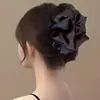 Salvar o Grampo Plissado de Nuvem Plana Bolha para Mulheres 2025 Novo High-End Grampo de Cabelo para Parte de Trás da Cabeça Acessório de Cabelo