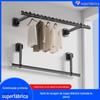 Varal de Roupa Montado na Lateral Varal de Roupa de Parede Varal Fixo para Roupa de Varanda Doméstica Varal Dobrável Varal à Prova de Vento