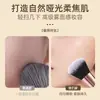Traje de brochas de maquillaje multifuncional de doble cabeza directo de fábrica, brocha para polvos, brocha para colorete, brocha para contorno, juego de 3 brochas de maquillaje, brocha