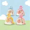 Caixa de Presente Mês do Bebê, Sacola de Presente Dia das Crianças, Embalagem de Aniversário de Um Ano, Caixa de Doces Lembrancinha de Festa de Aniversário, Conjunto Pronto com Alça