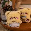 El Mismo Popular Colgante de Peluche Oso de Mantequilla de Xiaohongshu Colgante para Bolso de Estudiante Cadena Colgante Broche