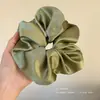 Elástico de Cabelo de Cetim Suave e Elegante com Acabamento Brilhante, Acessório de Cabelo de Luxo para Mulheres, Elástico de Cabelo Grande, Elástico de Borracha, Elástico de Cabelo Extra Grande