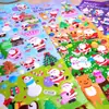 Pegatinas Rompecabezas Estéreo Navideño 3D para Niños Recompensas Hechas a Mano Pegatinas Festivas de Educación Temprana Pegatinas Decorativas para Álbum de Teléfono Móvil