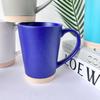 Caneca colorida de cintura alta em formato de V, cor de alto valor, alta qualidade, presente comercial simples, copo de água, xícara de café