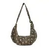 Bolso de Lunares de Nicho Súper Caliente para Mujer 2026 Nuevo Estilo Moda Versátil Bolso Cruzado Exquisito Bolso de Hombro Único Bolso de Axila Bolso Croissant