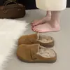 Zapatos Birkenstock Peludos de Suela Gruesa para Mujer, Calientes para Otoño/Invierno, Mocasines Cerrados, Usables en Exteriores, Novedad 2026, Slip-on, Pantuflas de Algodón Peludo