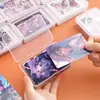 Caixa de armazenamento de cartas transparente, organizador de cartas pequeno para crianças, caixa de armazenamento de moedas com tampa, Yu-Gi-Oh! e caixas com tema Ultraman, caixas pequenas para organização