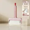 Rolo pega-fiapos para remover pelos de animais de estimação de camas, roupas, tapetes e outras superfícies; removedor de fiapos; removedor de pêlos de animais; removedor de pelos de tapete; rolo tira-fiapos com papel adesivo