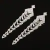Nuevos pendientes de moda personalizados con diamantes Pendientes de strass europeos y americanos pendientes al por mayor E380