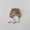 Gorro de Invierno para Bebé Yipan Oso Lindo con Protección para Orejas de Algodón Gorro de Punto para Bebé Gorro de Lana Engrosado Cálido