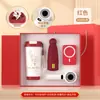 Set de regalo de negocios práctico de alta gama para empleados, que incluye taza de café, ventilador, paraguas y caja de regalo
