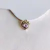 Accesorios de Aleación DIY al por Mayor Colgantes Coloridos Incrustados con Pedrería Pulseras Collares Incrustados con Circonita Pequeños Dijes Accesorios de Joyería