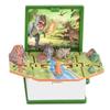 3D Verão Praia Dobrável Bomba Livro Mini Chaveiro Alto Valor de Cor Dos Desenhos Animados Pingente Descompressão Brinquedo Criativo