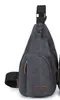 Bolso de Pecho Casual para Hombre Estilo Coreano Bolsa Deportiva de Lona para Hombre Bolso Pequeño Multifuncional para Exteriores Bolso Cruzado Pequeño de Moda