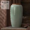 Jingdezhen Florero Cerámico Estilo Chino Nuevo Adornos Clásicos de Celadón Sala de Estar Arreglo Floral Hidropónico Adornos para Sala de Estar del Hogar