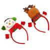 Nuevos accesorios de decoración navideña niños Navidad viejo cabeza hebilla aro para el cabello decoraciones de fiesta navideña al por mayor