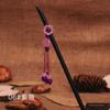 Horquilla Antigua con Borla Linterna Luminosa Horquilla Flor de Seda Madera Horquilla Estilo Hada de Palacio Tocado Diario Combinable Accesorios para el Cabello para Mujeres