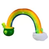 Modelo Inflable Irlandés, Adorno Inflable de Arcoíris, Accesorios para Fiestas al Aire Libre, Modelo de Decoración Inflable para Patio