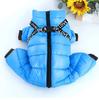 Roupas para animais de estimação Inverno Espessado À Prova de Vento Quatro Pernas Casaco acolchoado de algodão com forro de lã Quente Pequeno e Médio Cão Roupas Quentes para Animais de Estimação