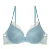 Conjunto de Lencería de Encaje Sexy e Interesante para Mujeres con Senos Pequeños, Push-Up y Aumento, Retracción Ajustable del Pecho, Conjunto de Sujetador Cómodo y sin Costuras