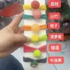 Faixa de Cabelo Fofa de Frutas Dongdaemun da Coreia do Sul, Faixa de Cabeça Versátil para Primavera e Verão, Colorida de Alta Elasticidade, Anel de Toalha de Cabelo Não Prejudicial Acessório de Cabelo