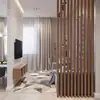 Tela de Partição de Arte de Alumínio Simples Moderna Escandinava Sala de Estar Sala de Jantar Escritório Divisória Parede Decorativa Pilar de Entrada