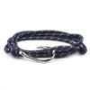Taobao Aliexpress Estilo Vikingo Miansai Anzuelo de Pesca Ancla Pulsera Estilo Náutico de Moda