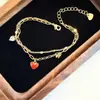 Pulsera con Cierre Súper Brillante de Zirconia de Color Ovalada, Diseño de Nicho de Lujo Ligero, Sensación de Alta Gama, Joyería Versátil y Exquisita
