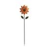 Molino de Viento Decorativo de Girasol para Exterior Diseño Molino de Viento Giratorio de Metal Molino de Viento de Suelo Artesanías de Hierro Adornos de Molino de Viento para Patio
