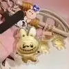 Llavero Colgante de Princesa Dorado de Dibujos Animados Colgante de Celebridad de Internet Rica Accesorios para Mochila de Estudiante Regalo En Stock Venta al Por Mayor