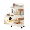 Carrito de Almacenamiento Trolley de Baño Cocina de Pie Estante de Esquina Multicapa Estante de Almacenamiento para Sándwiches Snacks para Bebé
