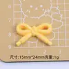 Acessórios de Joia Artesanais DIY Desenho Animado de Laço com Bolinhas Coloridas Pacote de Material para Grampo de Cabelo Pequenos Acessórios de Resina Cola Creme