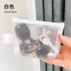 Bolsa de Armazenamento de Malha Transparente Nylon Portátil Bolsa de Armazenamento para Batom Cosméticos Porta-Moedas Bolsa de Chaves Porta-Cartão de Ônibus