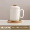 Copo de escritório, copo doméstico para separação de chá e água, caneca de cerâmica, copo de água para conferência de hotel, presente corporativo, personalizável com logotipo
