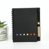 Bloc de Notas de Papel Kraft Amazon Transfronterizo Cuaderno para Reuniones de Oficina Planificador de Notas para Estudiantes Notas Adhesivas Cuaderno de Espiral