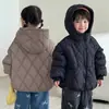 Chaqueta acolchada de algodón para niños con forro polar, abrigo acolchado grueso de algodón con capucha para niñas y niños, nueva chaqueta acolchada para bebé de otoño e invierno 2026